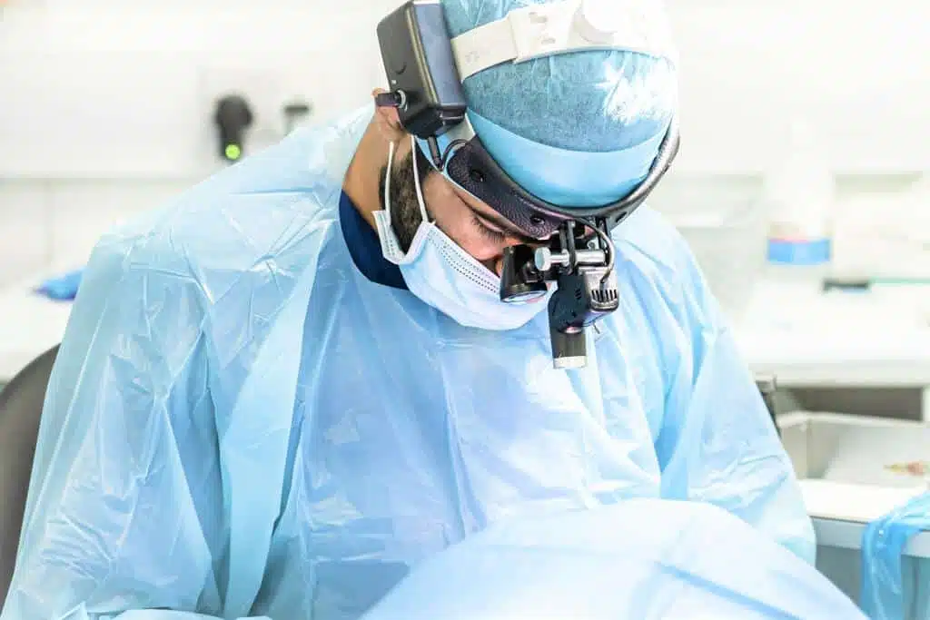 Hair transplant surgery process
