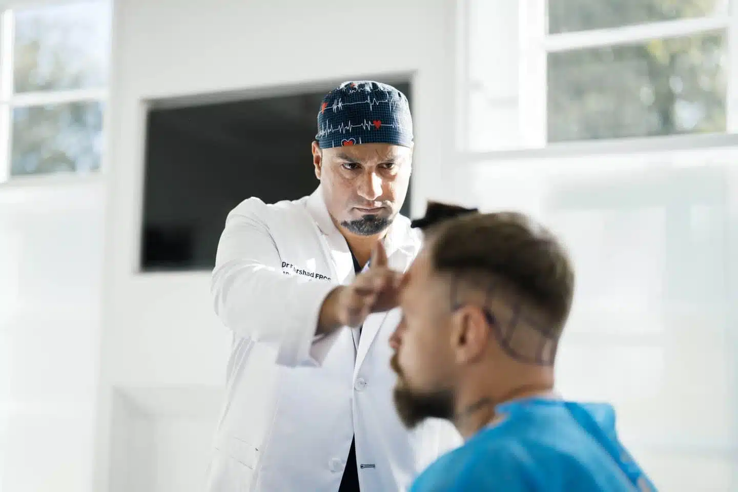 Hair transplant surgery process